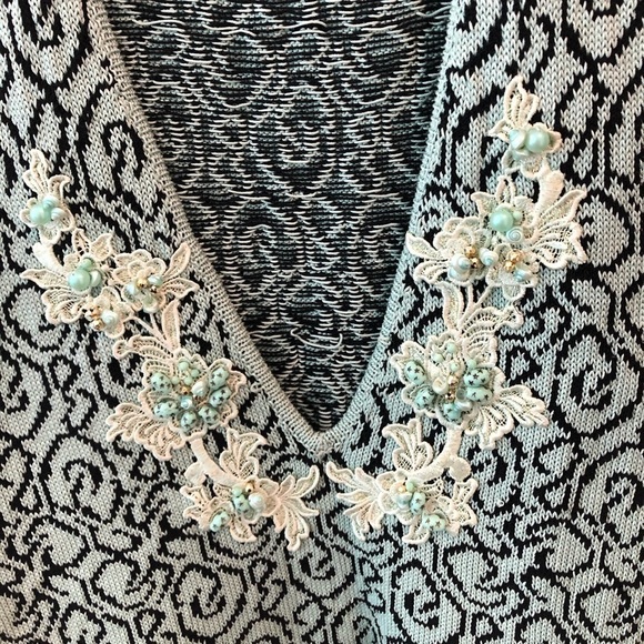 Vintage Gabani Beaded Sweater Vest - Picture 4 of 16